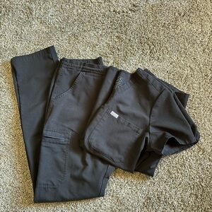 Black FIGS scrub set